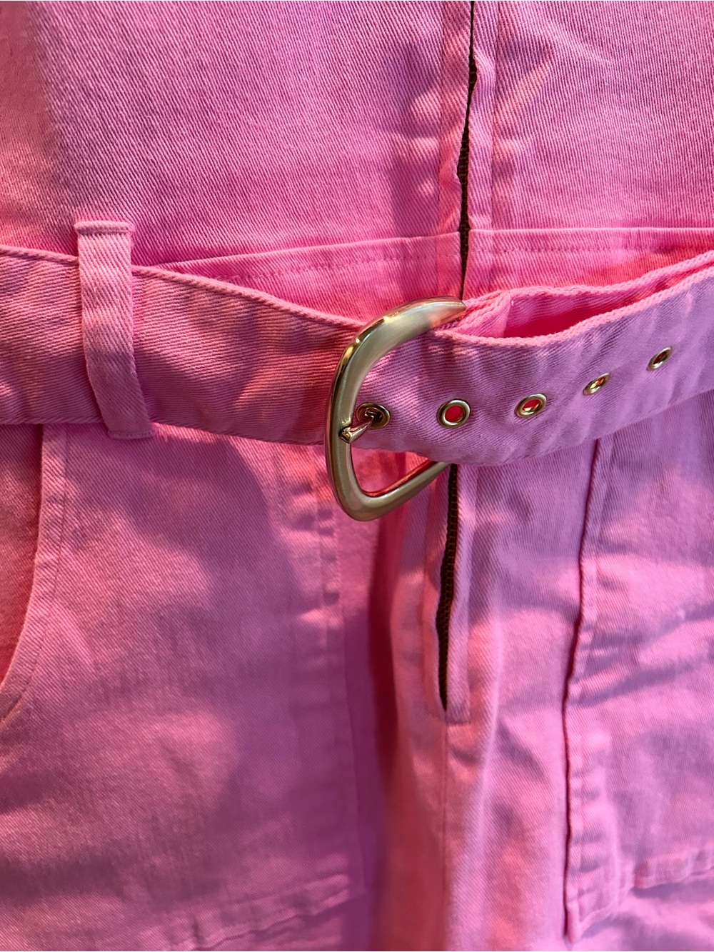 Show Me Your Mumu Pink Collared Romper - Picture 4 of 8